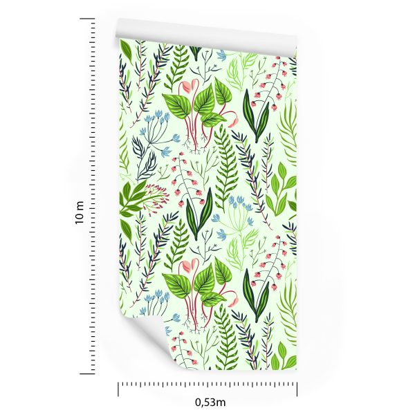 Behang Planten Uit De Weide - Afbeelding 8