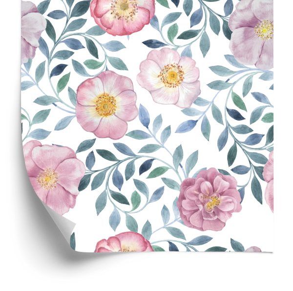 Behang Prachtige Exotische Bloemen