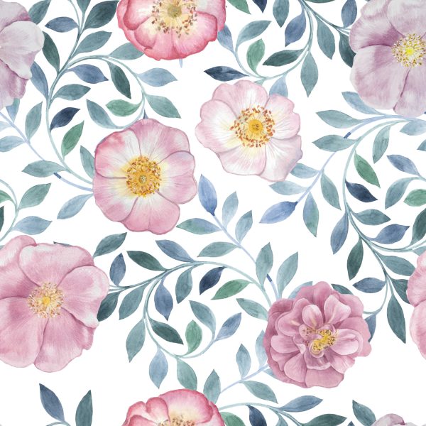 Behang Prachtige Exotische Bloemen - Afbeelding 2