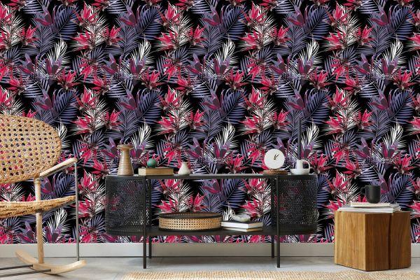 Behang Exotische Palmbladeren - Afbeelding 5