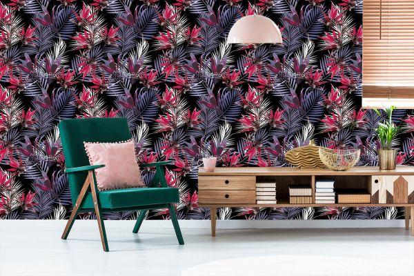 Behang Exotische Palmbladeren - Afbeelding 6