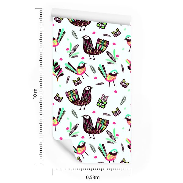 Behang Boho-Stijl Vogels - Afbeelding 8