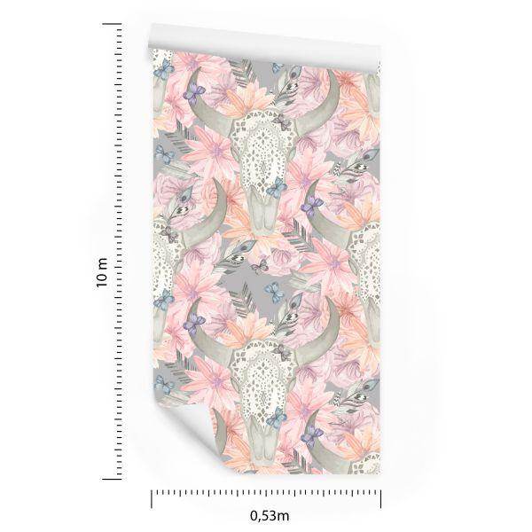 Behang Schedels In Boho-Stijl - Afbeelding 8