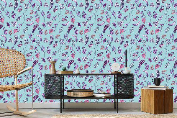 Behang Flora In Boho-Stijl - Afbeelding 5