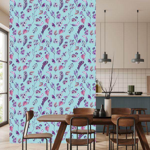Behang Flora In Boho-Stijl - Afbeelding 4
