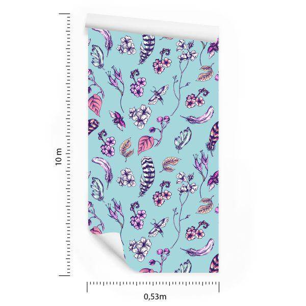 Behang Flora In Boho-Stijl - Afbeelding 8