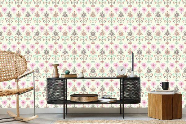 Behang Indiase Decoratieve Patronen - Afbeelding 5