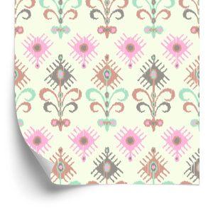 Behang Indiase Decoratieve Patronen