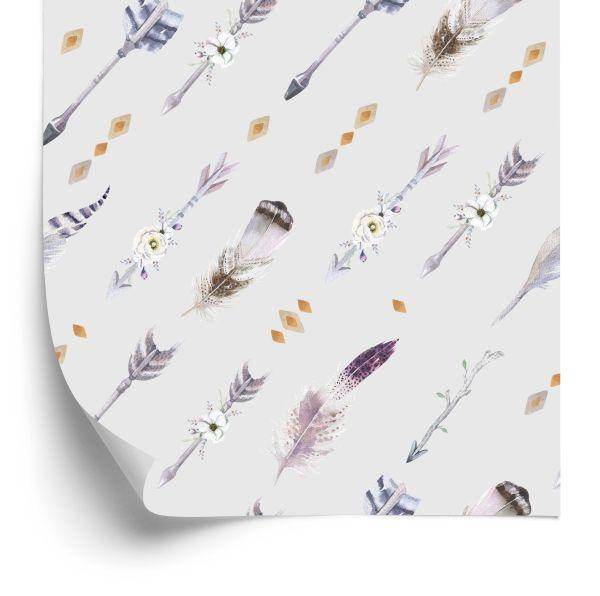 Behang Boho-Stijl Pijlen