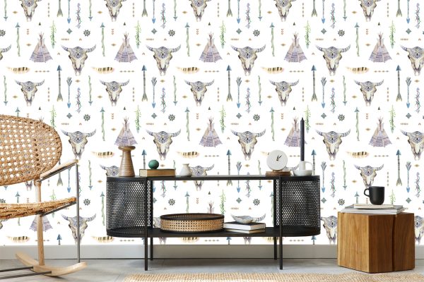 Behang Indiase Tipi - Afbeelding 5