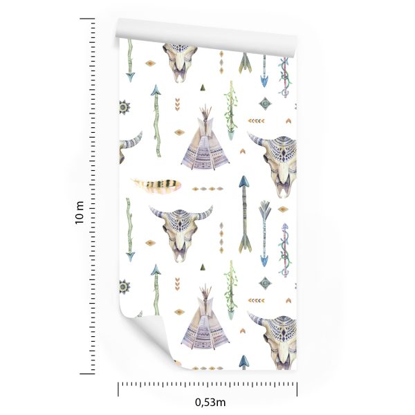Behang Indiase Tipi - Afbeelding 8