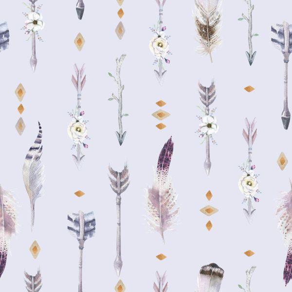 Behang Veren In Boho-Stijl - Afbeelding 2