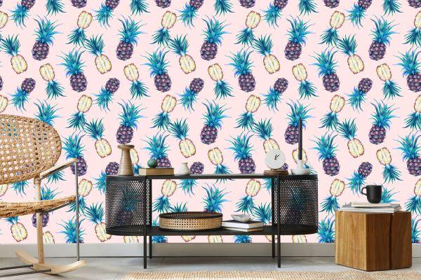Behang Tropische Ananas - Afbeelding 5