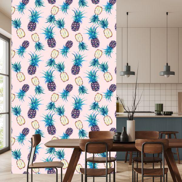 Behang Tropische Ananas - Afbeelding 4