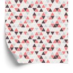 Behang Geometrisch - Kleurrijke Driehoeken