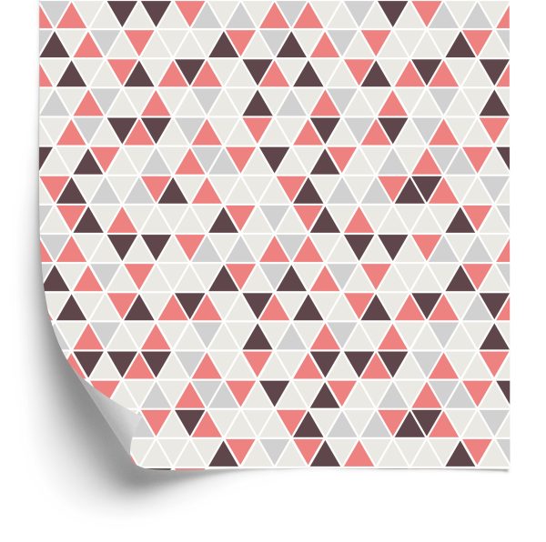 Behang Geometrisch - Kleurrijke Driehoeken