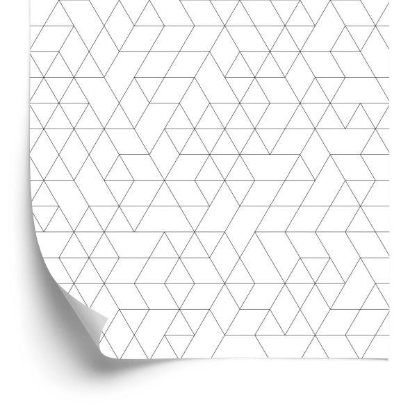 Behang Geometrisch Patroon - Abstractie
