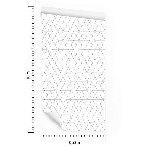 Behang Geometrisch Patroon - Abstractie - Afbeelding 8