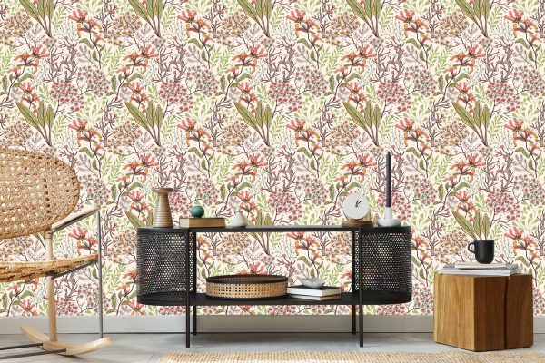 Behang Exotische Bloemen - Afbeelding 5