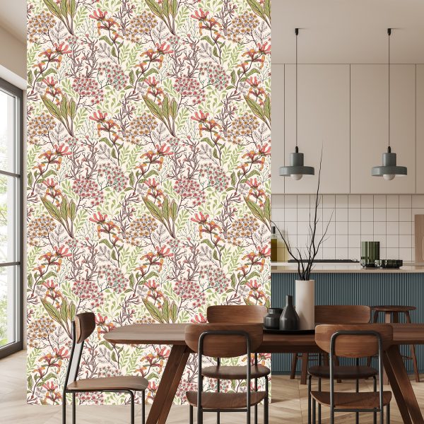Behang Exotische Bloemen - Afbeelding 4
