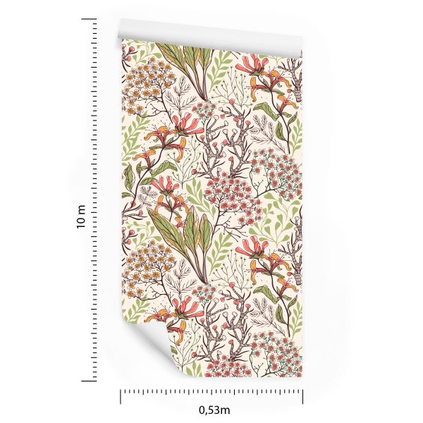 Behang Exotische Bloemen - Afbeelding 8