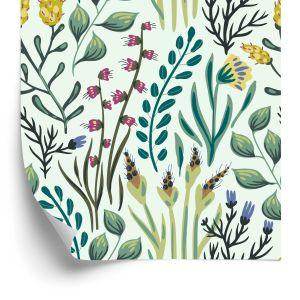 Behang Bloemen En Veldplanten