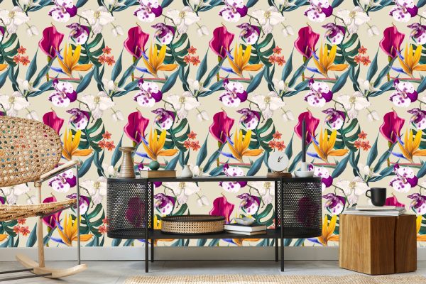 Behang Bloemen Van Z - Afbeelding 5