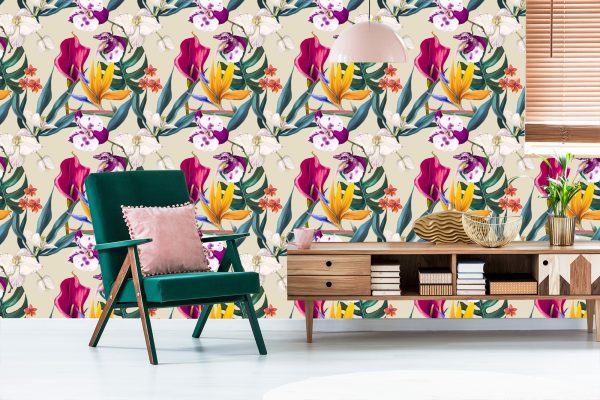 Behang Bloemen Van Z - Afbeelding 6