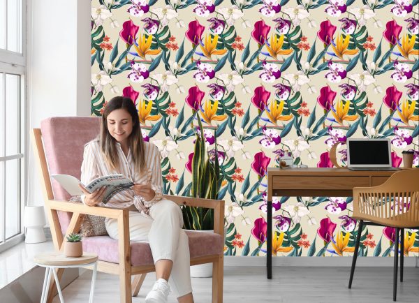 Behang Bloemen Van Z - Afbeelding 7