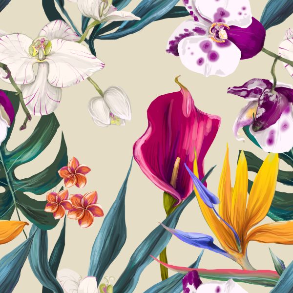 Behang Bloemen Van Z - Afbeelding 2
