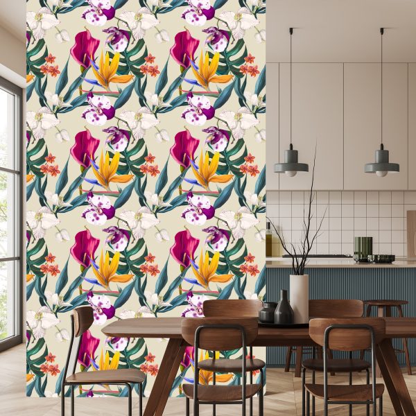 Behang Bloemen Van Z - Afbeelding 4