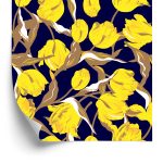 Behang Gele Tulpen