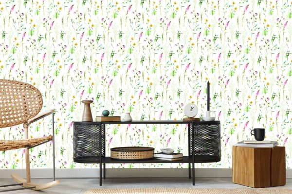 Behang Wilde Veldplanten - Afbeelding 5