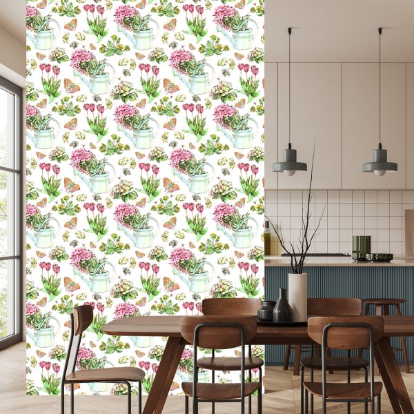 Behang Bloemen In Konewka - Afbeelding 4