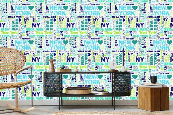 Behang Ik Hou Van New York - Afbeelding 5