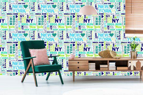 Behang Ik Hou Van New York - Afbeelding 6