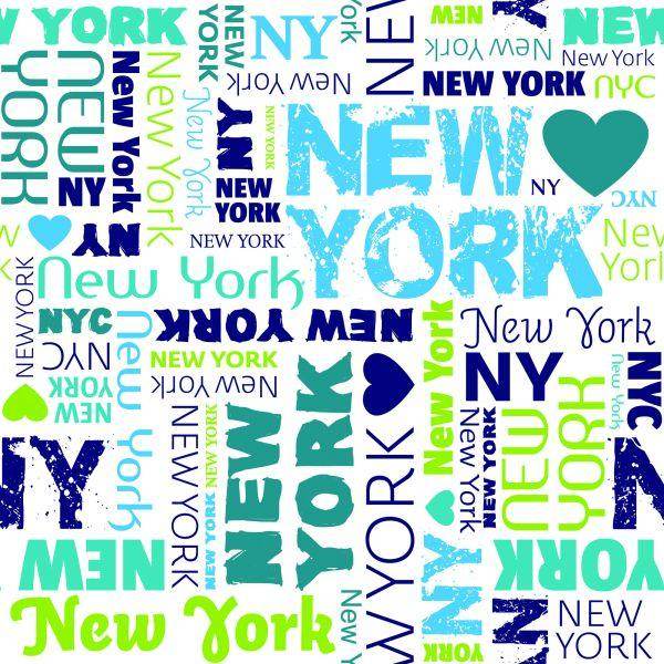 Behang Ik Hou Van New York - Afbeelding 2