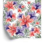 Behang Kleurrijke Lentebloemen