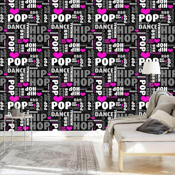 Behang Collage Van Muziekgenres - Afbeelding 3