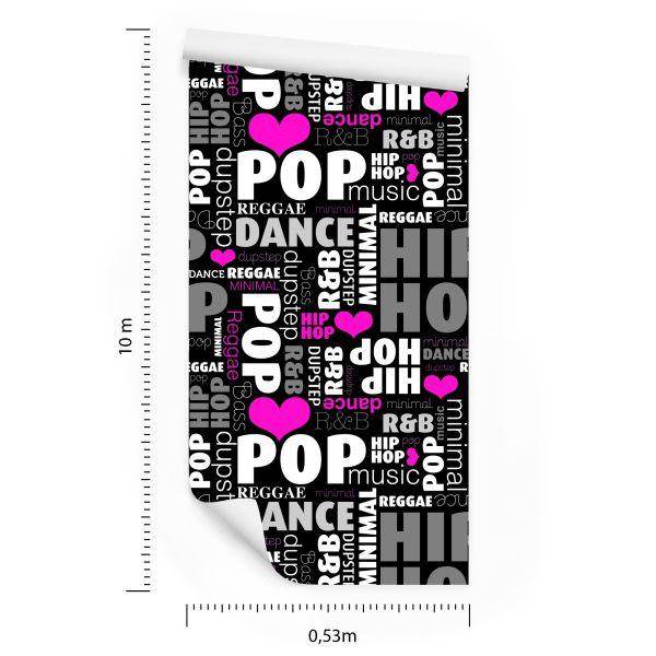 Behang Collage Van Muziekgenres - Afbeelding 8