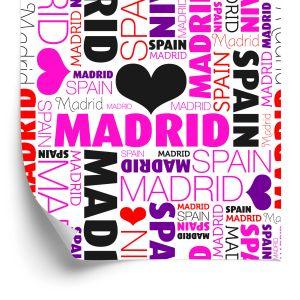 Behang Ik Hou Van Madrid