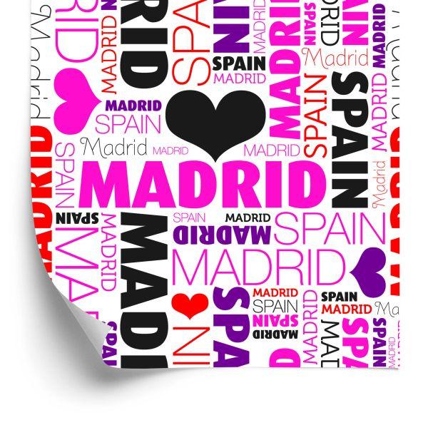 Behang Ik Hou Van Madrid