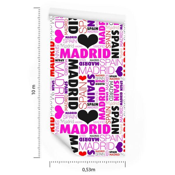 Behang Ik Hou Van Madrid - Afbeelding 8