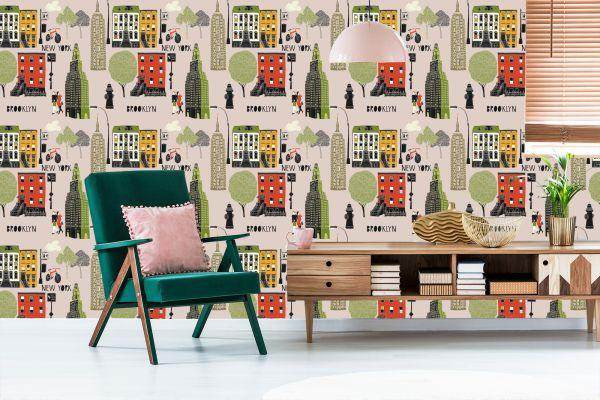 Behang Brooklyn Architectuur - Afbeelding 6