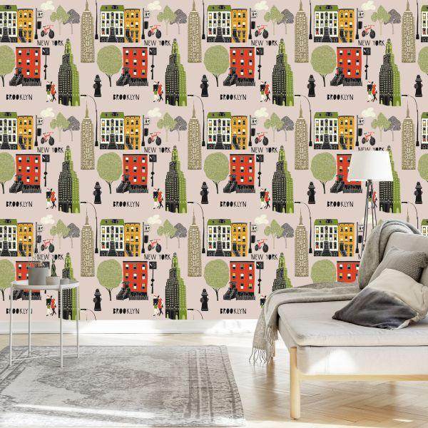Behang Brooklyn Architectuur - Afbeelding 3