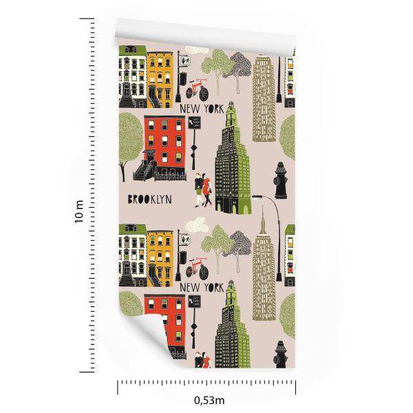 Behang Brooklyn Architectuur - Afbeelding 8