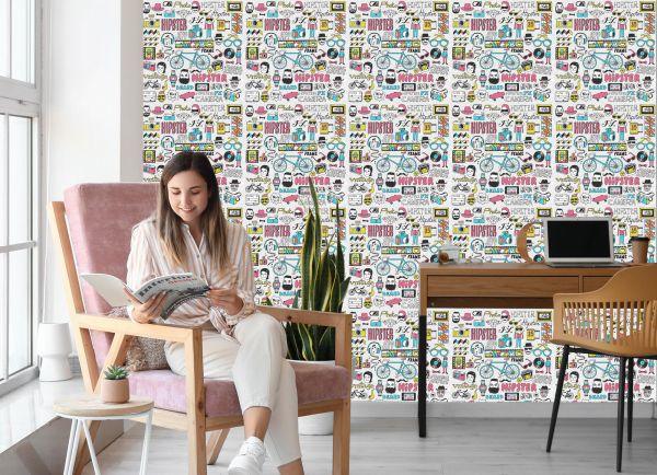 Behang Hipster-Compilatie - Afbeelding 7