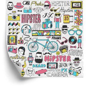 Behang Hipster-Compilatie