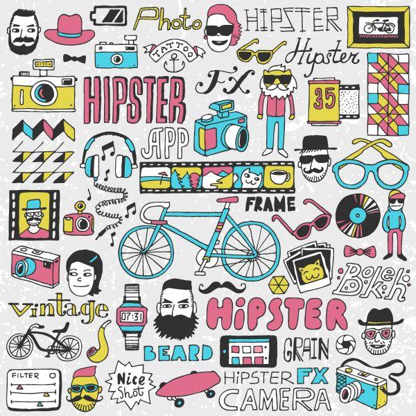 Behang Hipster-Compilatie - Afbeelding 2