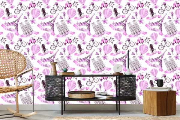 Behang Romantisch Parijs - Afbeelding 5